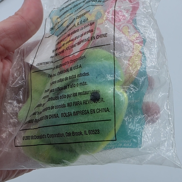 Vintage 2000 McDonald's Coral The Fish Teenie Beanie Baby #14 Toy Plush - Picture 4 of 5